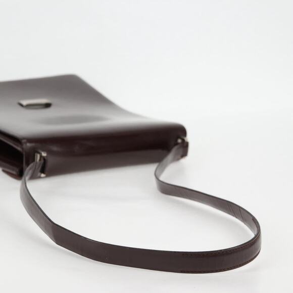 GUCCI Shoulder Bag Patent Leather Brown Silver 002 2046 002 2046 - Picture 8 of 16